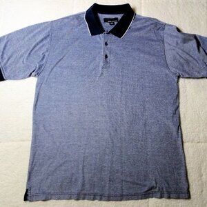 Greg Norman Golf Men's Blue Polo Shirt Size XL